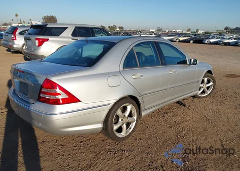 2005 Mercedes-Benz C 230 Kompressor Sport from USA, damaged, VIN WDBRF40J65F630758